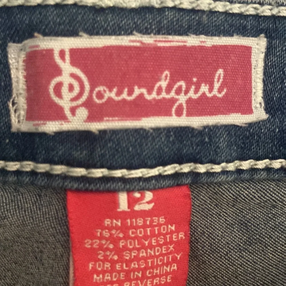 Girls jean skirts.